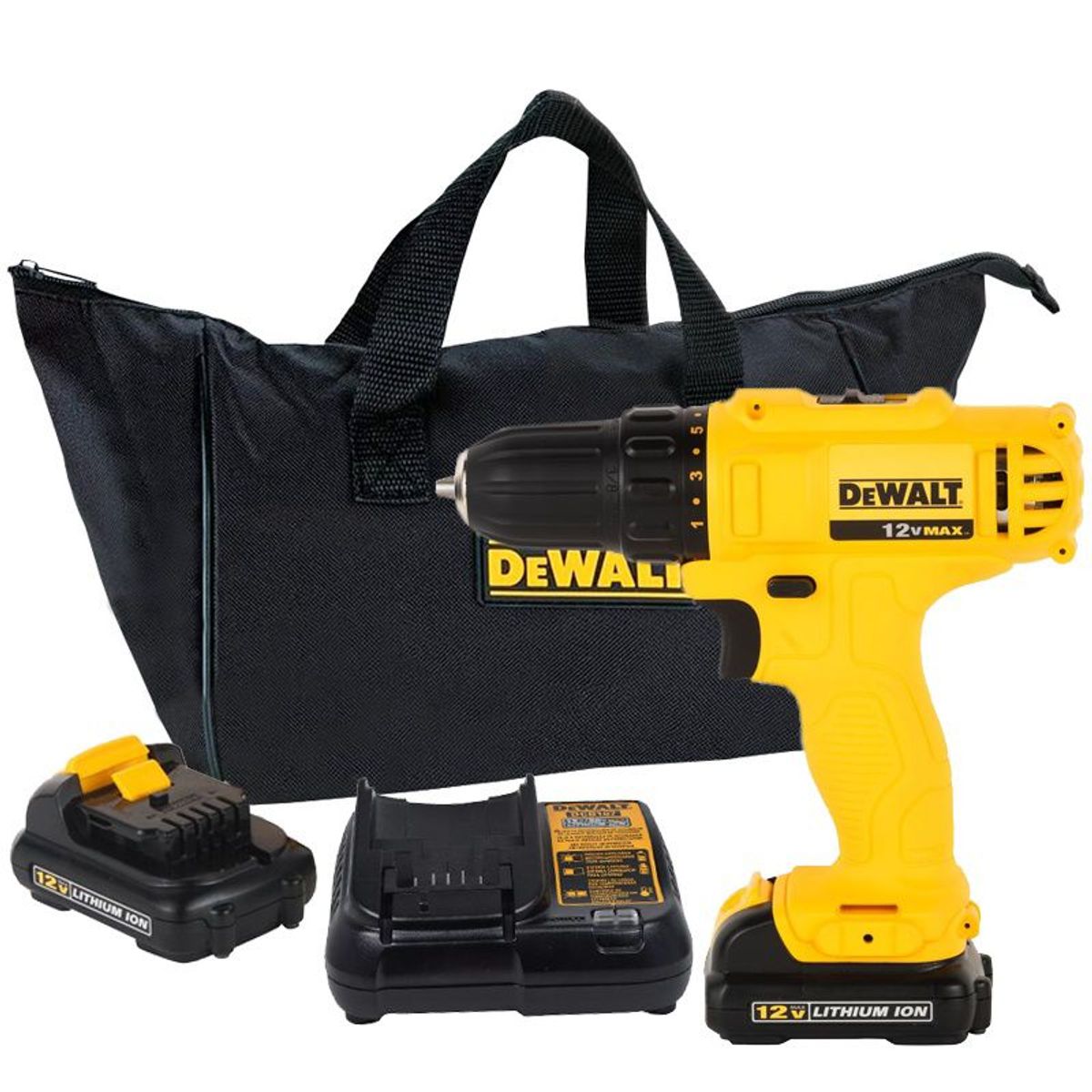 DEWALT - TALADRO ATORNILLADOR INALÁMBRICO 38 12V DEWALT DCD700C2-B2