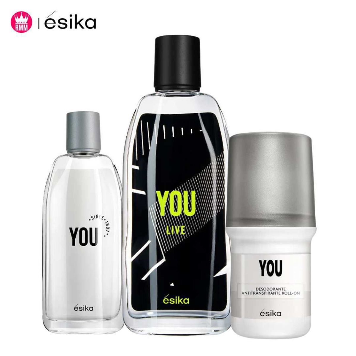 ESIKA - You live 90 ml + you 50 ml + desodorante - Esika