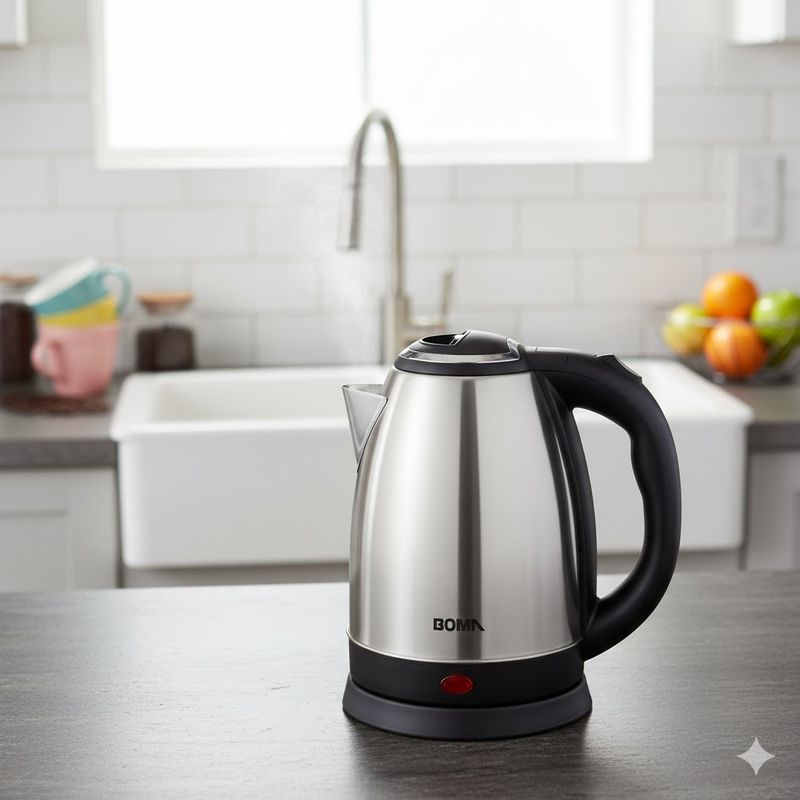 GENERICO - Hervidor Eléctrico de Acero Inoxidable 2 Litros