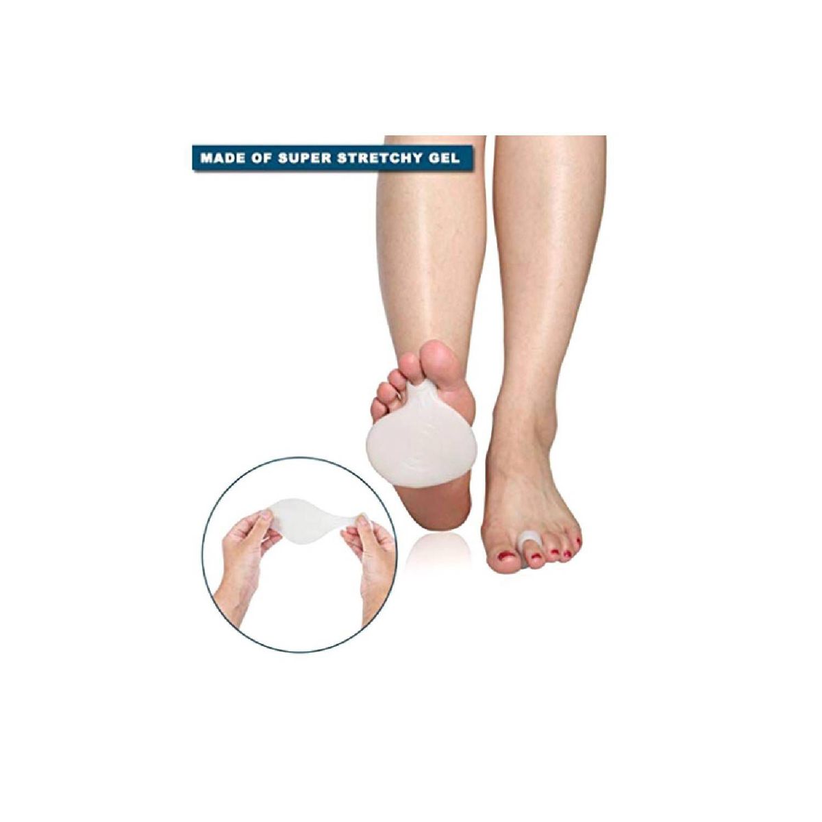 GENERICO - Almohadillas Gel de Silicona para Dolor Tacos Zapatos