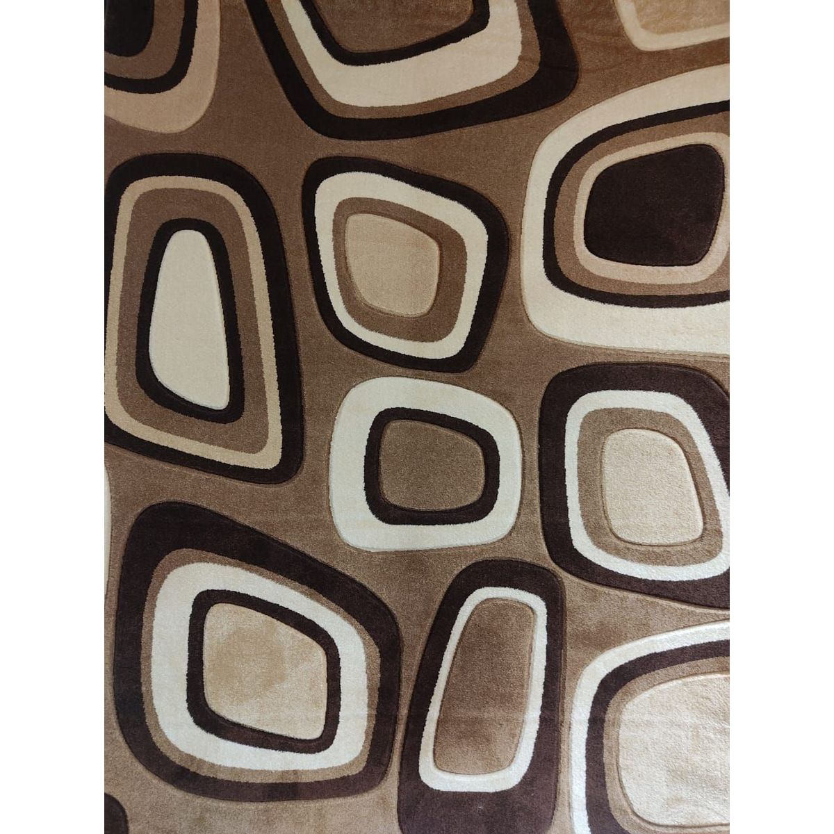 GENERICO - ALFOMBRA DISEÑO ORGANICO TIERRAS 2.00 X 2.80