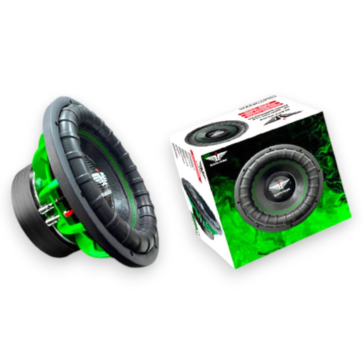 BLACK HAWK - Subwoofer Black Hawk 12" Pulgadas 2500W 800 RMS 2 Bobina