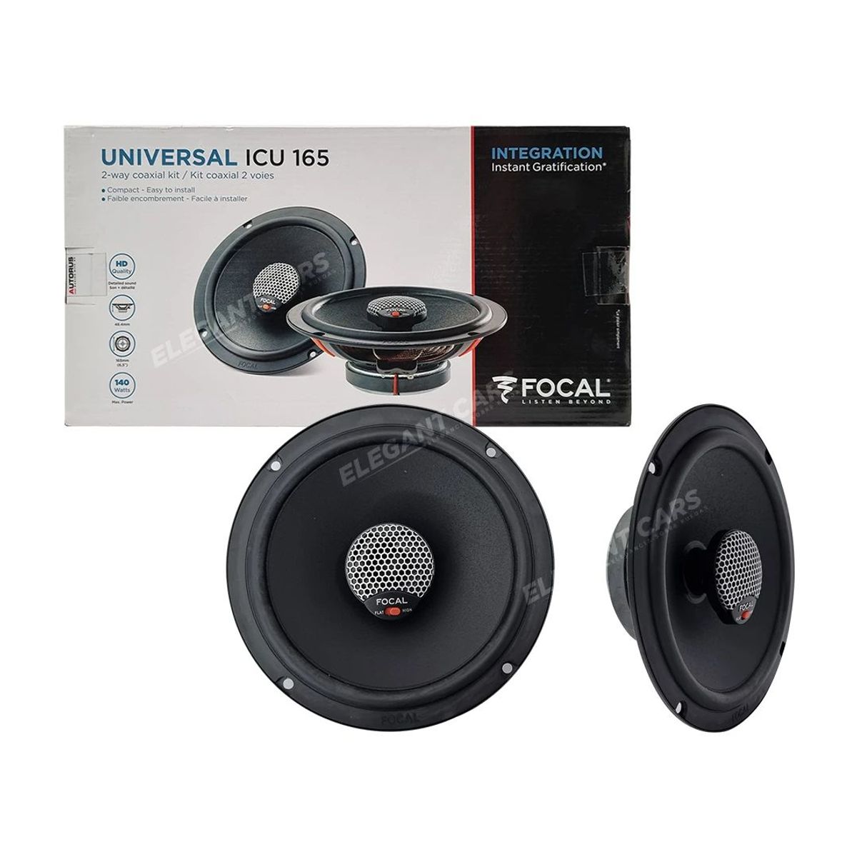 FOCAL - Parlante Coaxial Focal Integration 160w Alta Fidelidad DSK165.