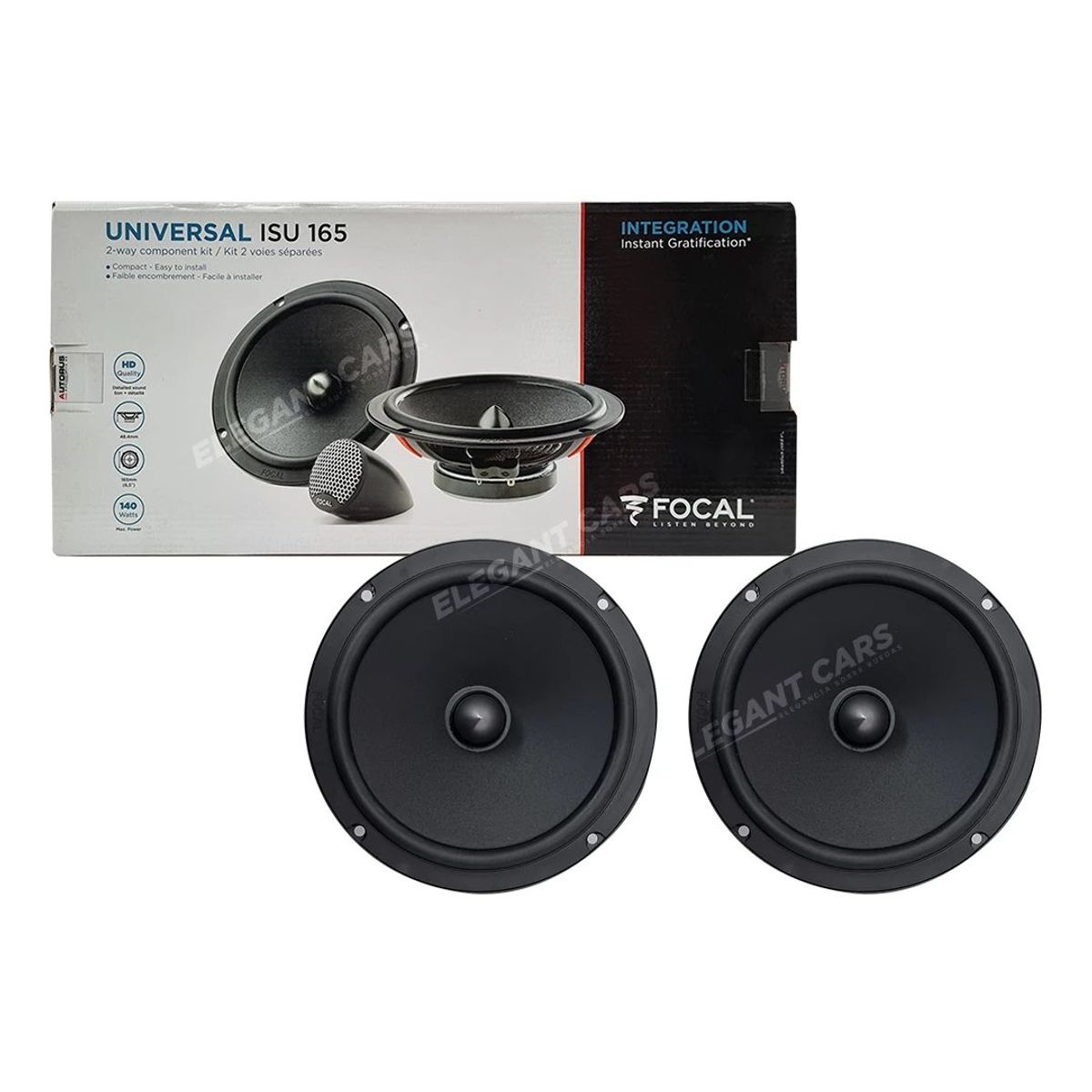 FOCAL - Set Componentes Focal Integration 140w Alta Fidelidad ISU165.