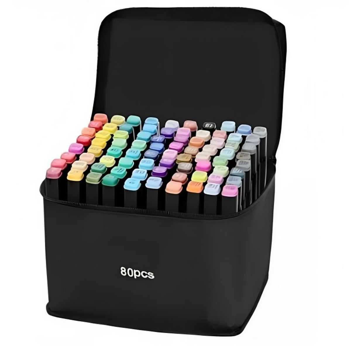 GENERICO - Plumones Touch Doble Punta Set De 80 Piezas