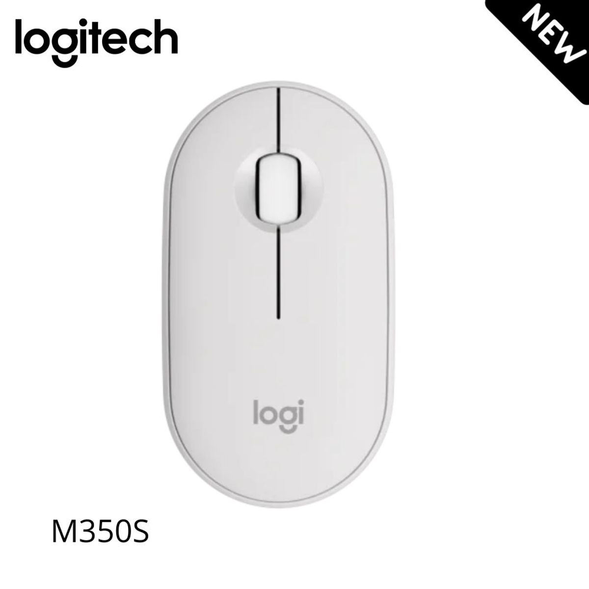 LOGITECH - Mouse Logitech Pebble 2 M350s Bluetooth Slim Portable Blanco