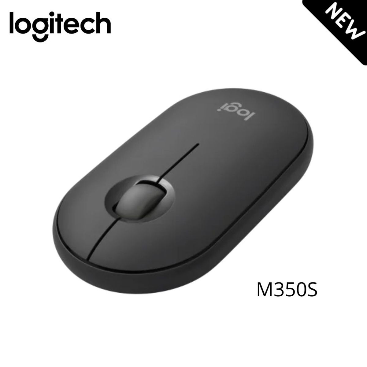LOGITECH - Mouse Logitech Pebble 2 M350s Bluetooth Slim Portable Negro