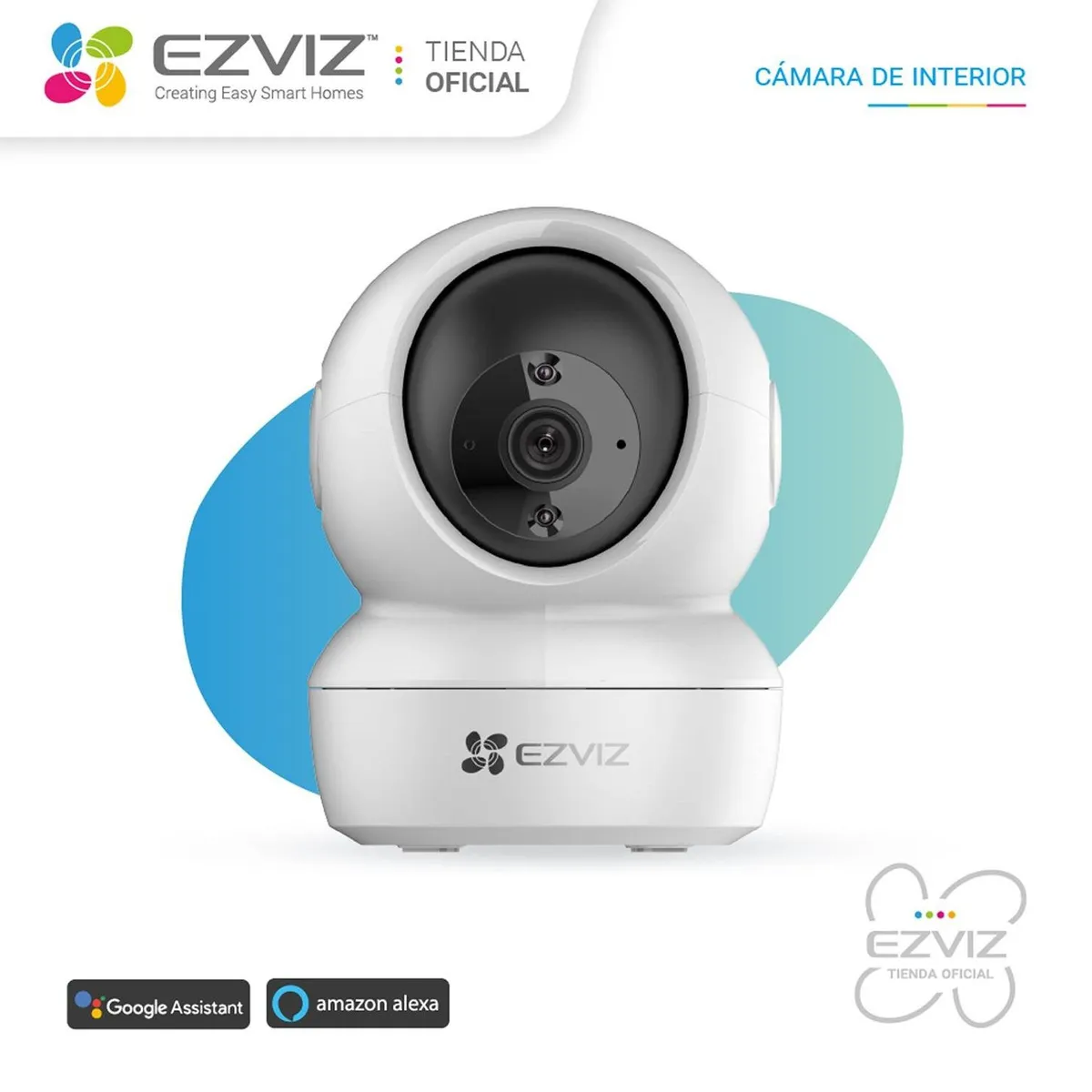 EZVIZ - Ezviz Cámara Network C6N 4MP WIFI 24GHZ LENTE