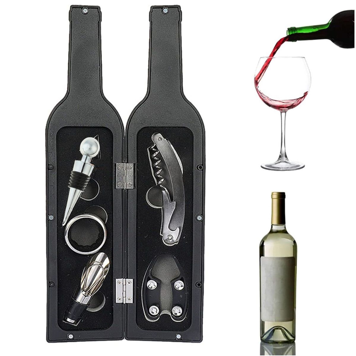 GENERICO - Set De Accesorios Para Vino Multifunción En Botella