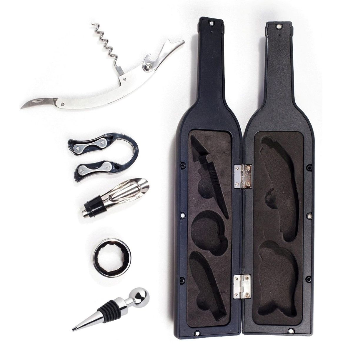 GENERICO - Set De Accesorios Para Vino 5pcs Multifunción En Botella