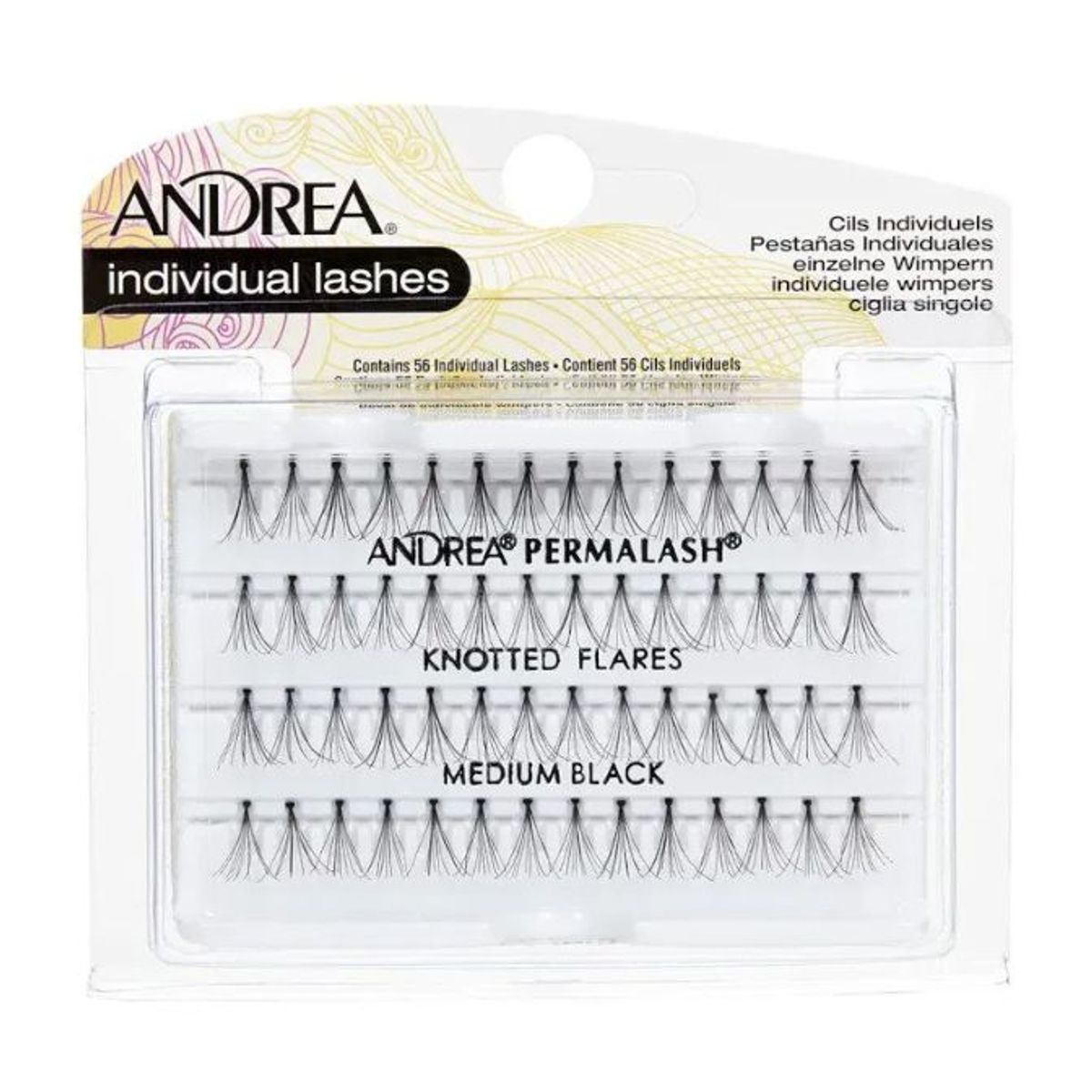 ANDREA - Pestañas Permalash Medium Black