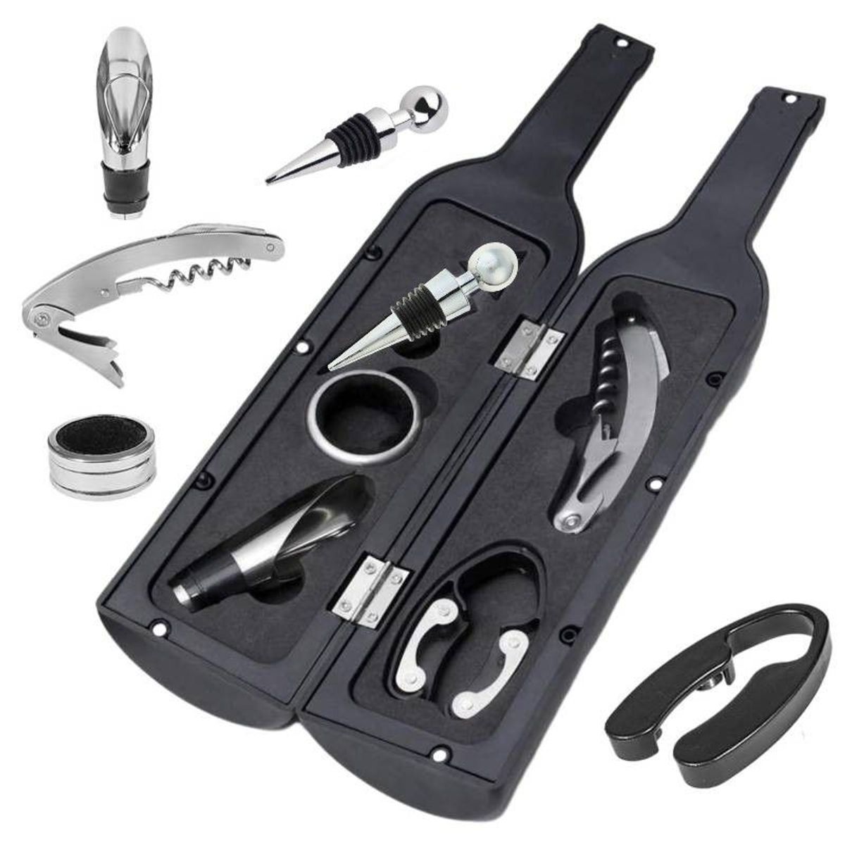 GENERICO - Set De Vino 5 En 1 Accesorios Para Vino