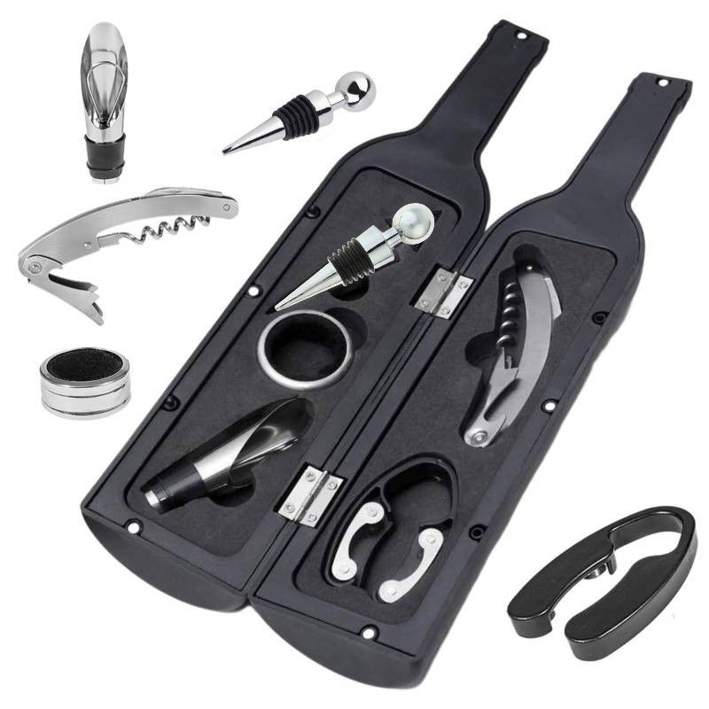 GENERICO - Set De Vino 5 En 1 Accesorios Para Vino