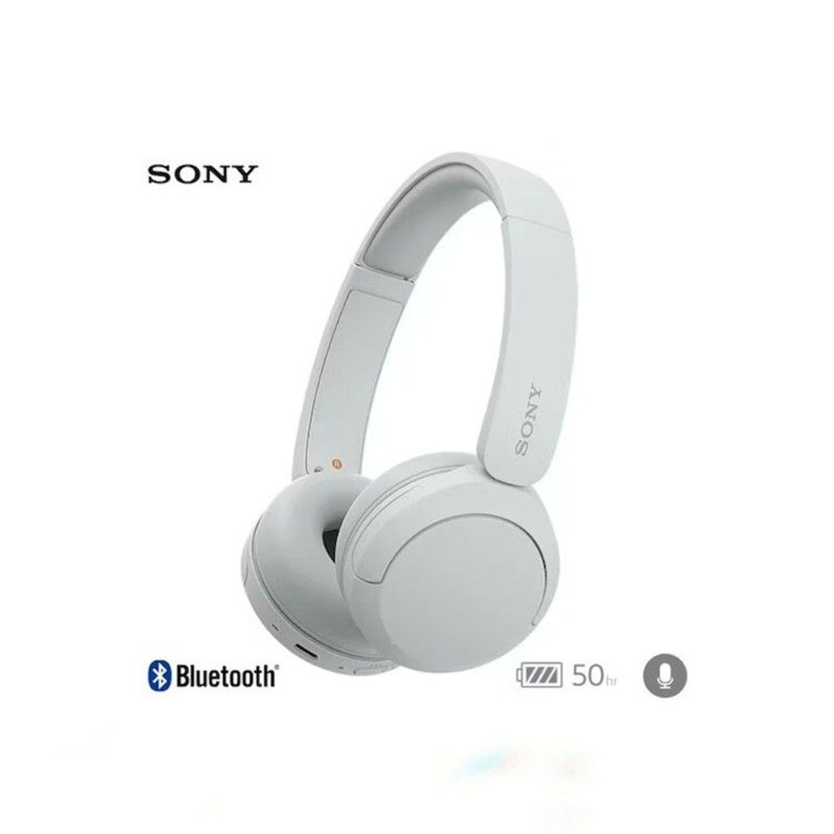 SONY - Audifonos Sony Bluetooth WH-CH520BT 50hrs - BLANCO