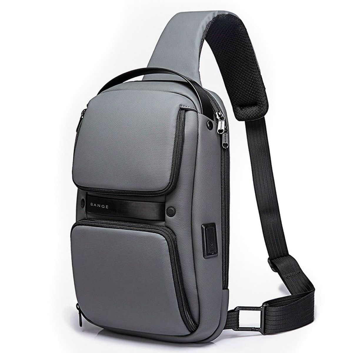 GENERICO - MORRAL BANGE DEPORTIVO GRIS PARA HOMBRES