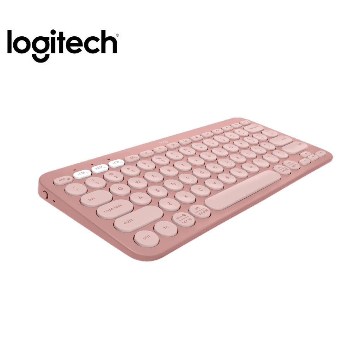 LOGITECH - Teclado Logitech Pebble 2 K380s Bluetooth/Wireless Sp Rosado