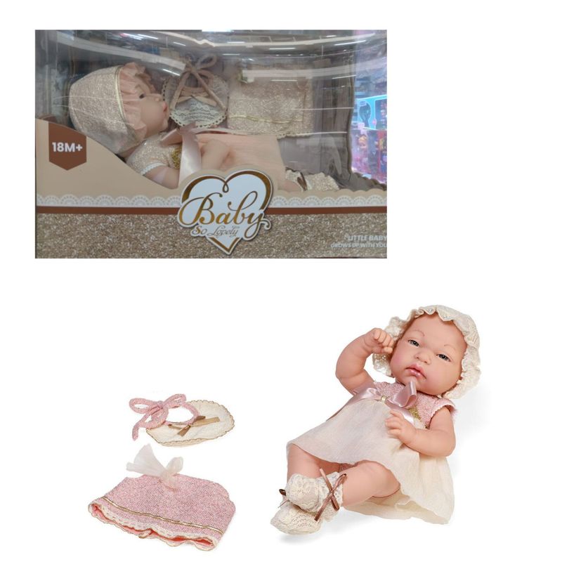 GENERICO - Muñecas Baby So Lovely Recién Nacida 33 Cm