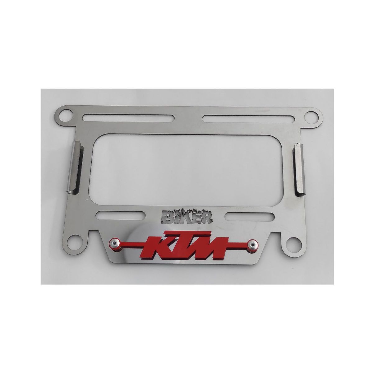 GENERICO - Porta Placa para Moto en Acero Inox modelo KTM