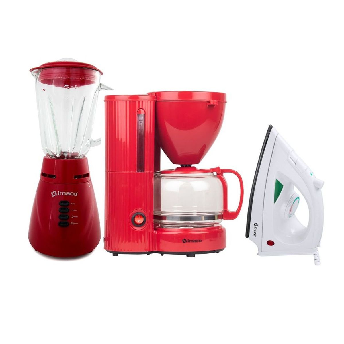 IMACO - Tricombo Licuadora  Cafetera Plancha - Imaco
