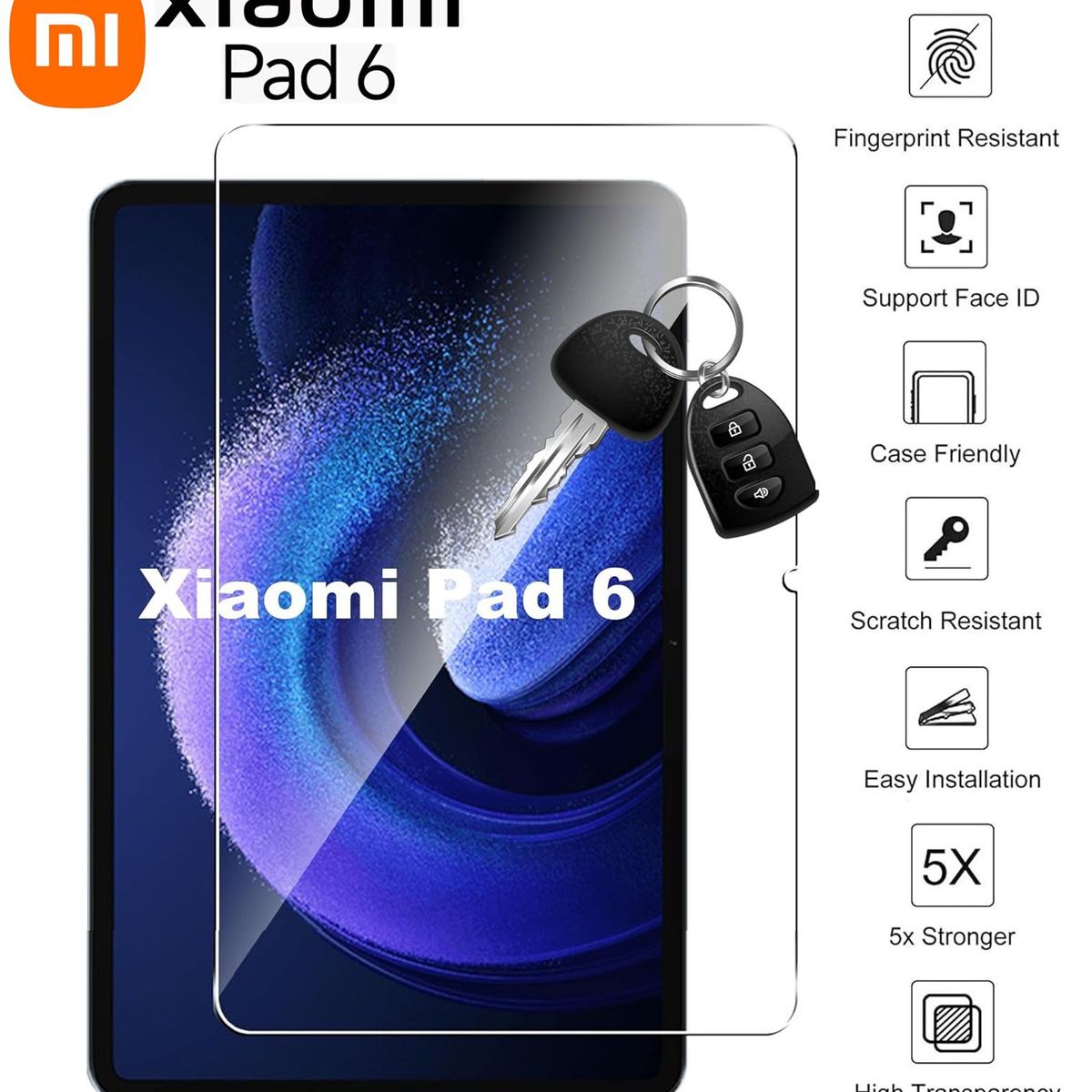 GENERICO - Protector de Pantalla para Xiaomi Mi Pad 6 11.0 2023 Mica de Vidrio