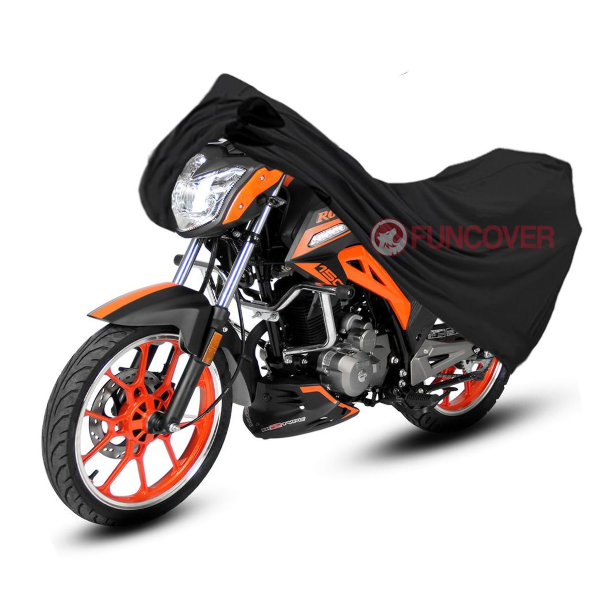FUNCOVER - Funda Para Moto RONCO PANTERA 150 R Cobertor Impermeable Filtro Uv