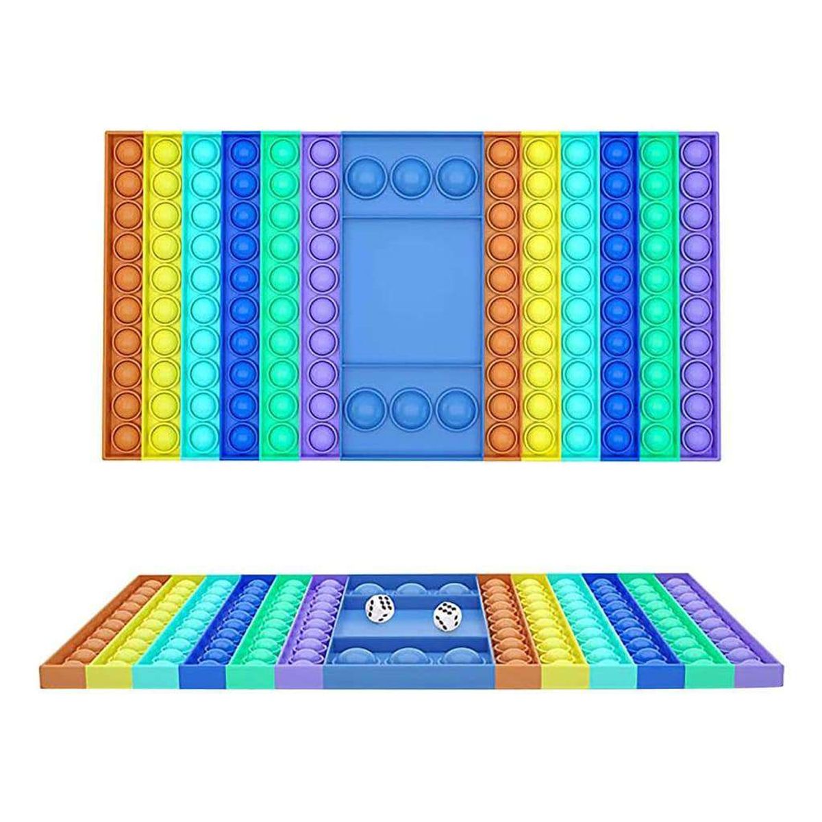 GENERICO - MINI LAPTOP EDUCATIVA 2 EN 1 MÁS TABLERO POP IT CON DADOS