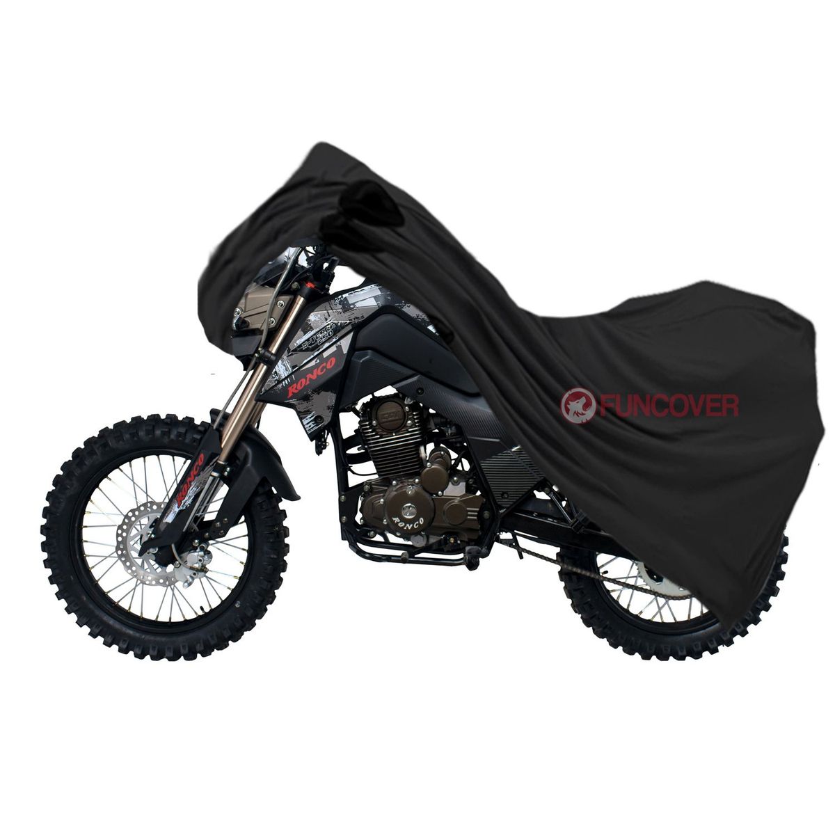 FUNCOVER - Funda Para Moto RONCO X - TERRA 250 Cross Cobertor Impermeable Filtro Uv