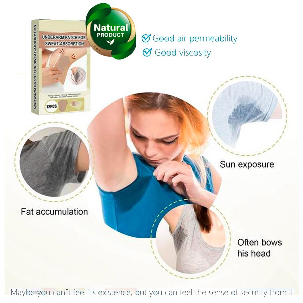 GENERICO - Almohadillas invisibles absorbentes para el Sudor de las Axilas