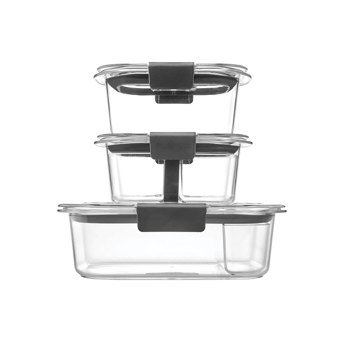 RUBBERMAID - Set herméticos Rubbermaid Brilliance Tritan 10 piezas