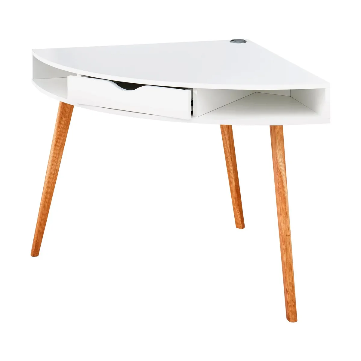 VENTITAS HOME - Escritorio Esquinero Vintage Luna Ventitas Home Blanco