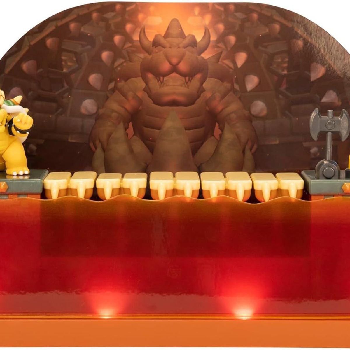 JAKKS PACIFIC - Set de Juego Super Mario Deluxe Bowser Battle