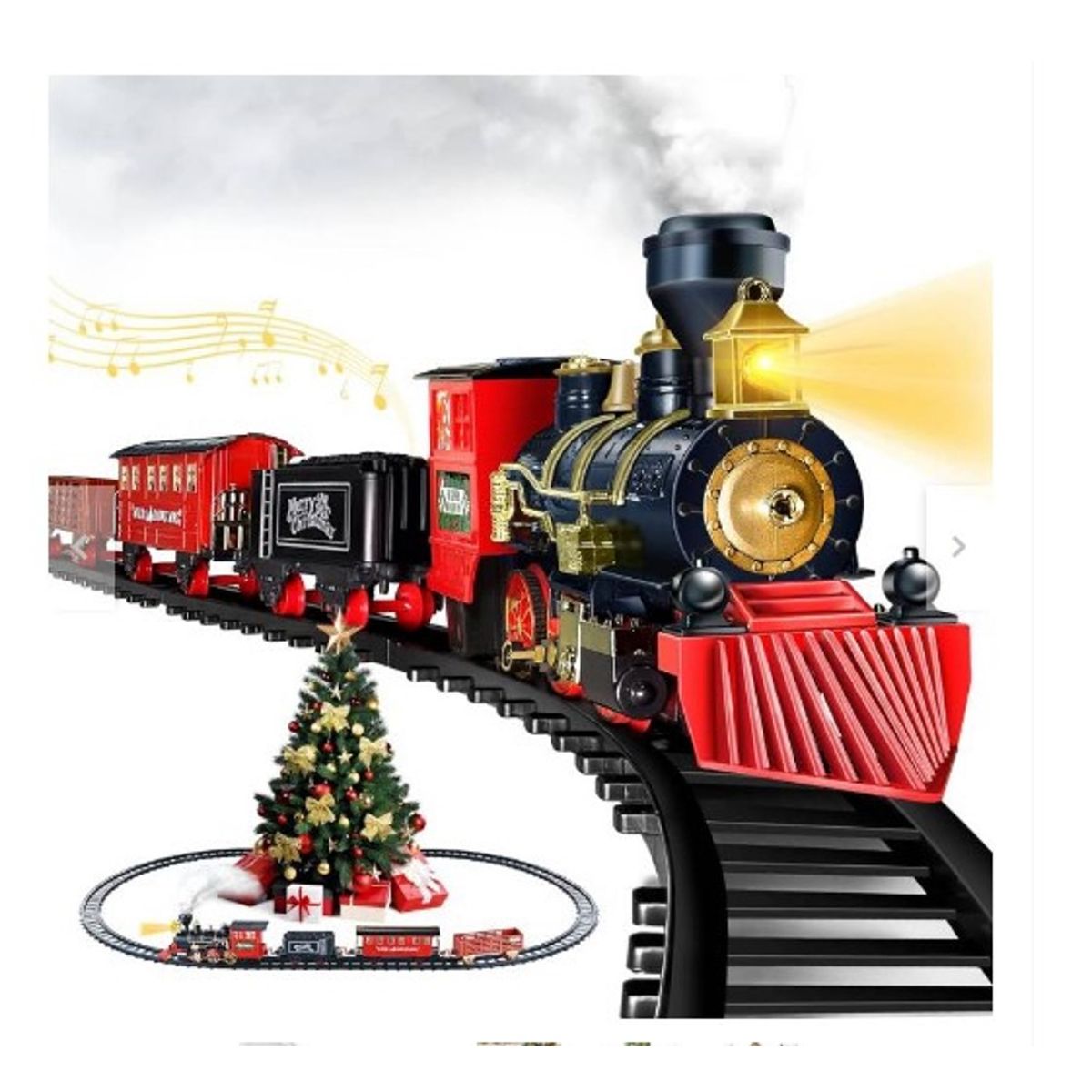 GENERICO - Tren Navideño para Base de Arbol De Calidad GRANDE 22pcs