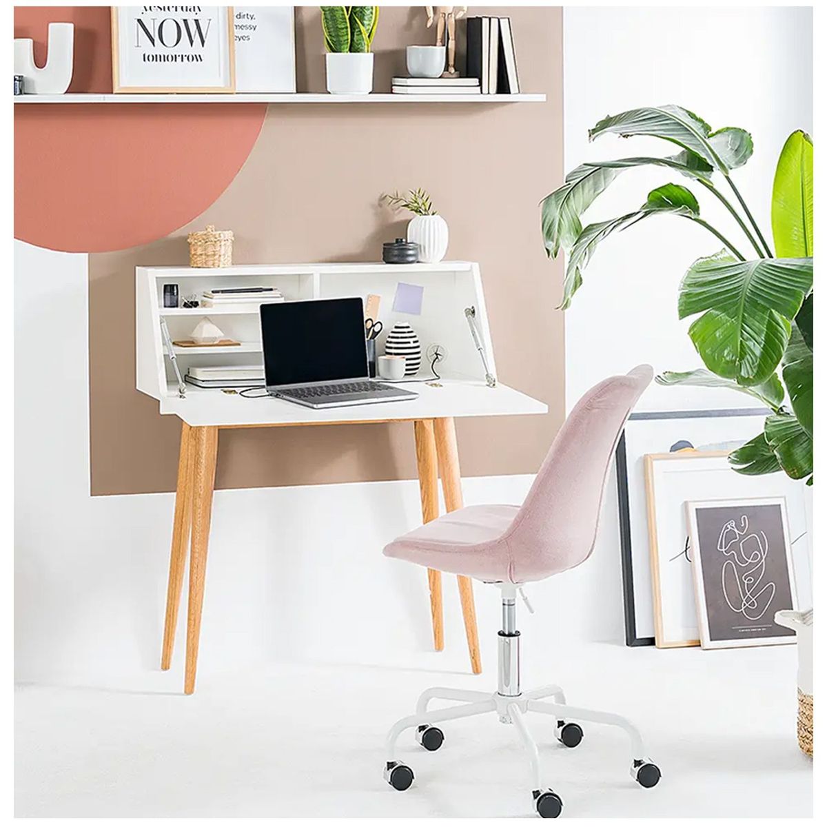 VENTITAS HOME - Escritorio Plegable Vintage Morelia Ventitas Home Blanco