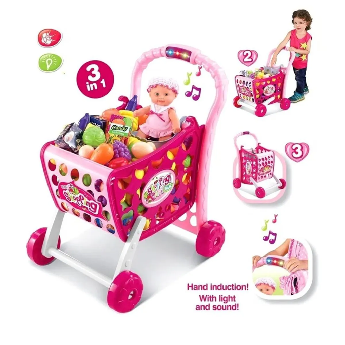 GENERICO - Carrito de Compras con luz y sonido