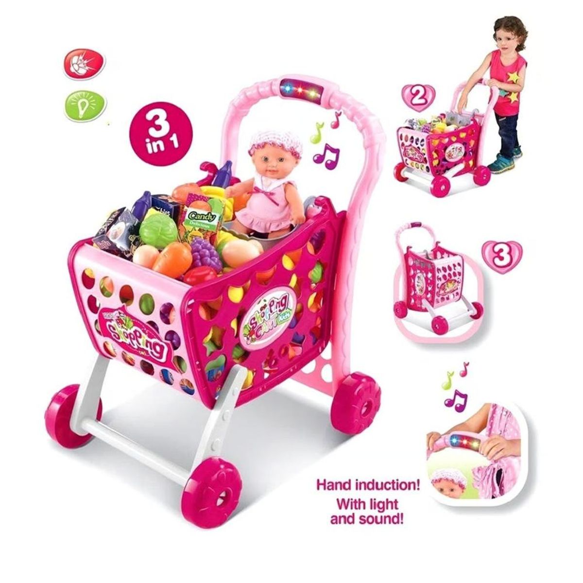 GENERICO - Carrito de Compras con luz y sonido