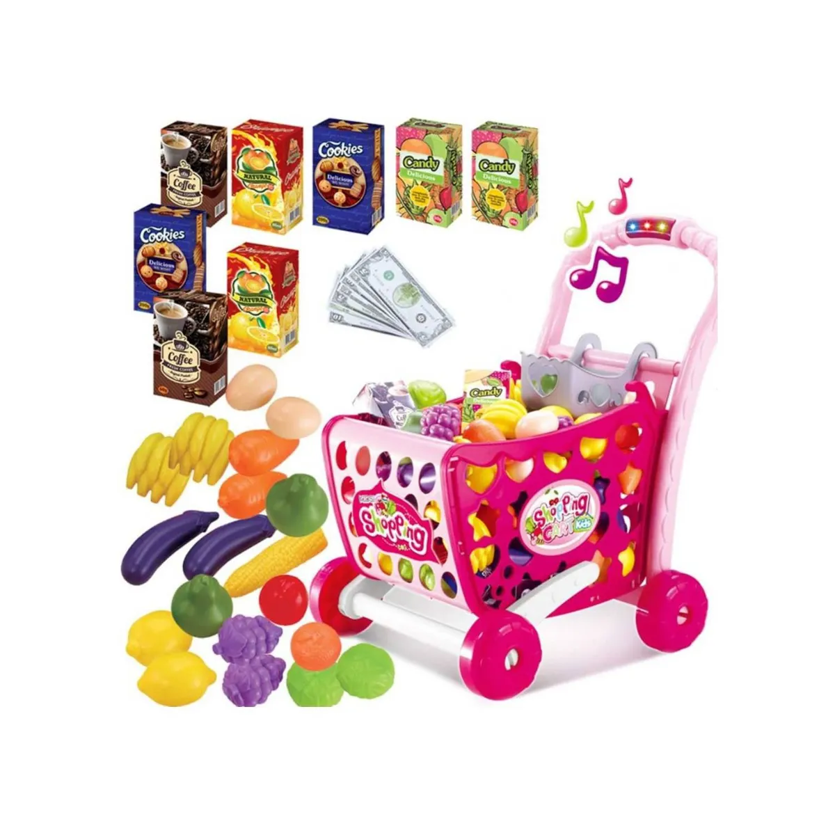 GENERICO - Carrito de Compras con luz y sonido