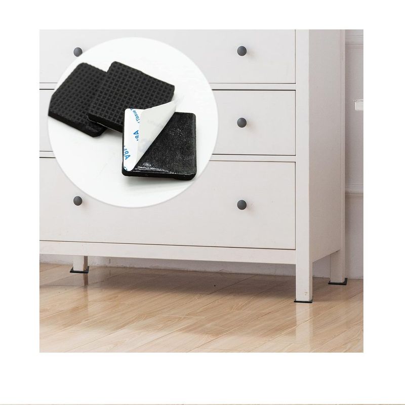 GENERICO - Protector Adhesivo Antedeslizante Pata Muebles Multifuncional x4