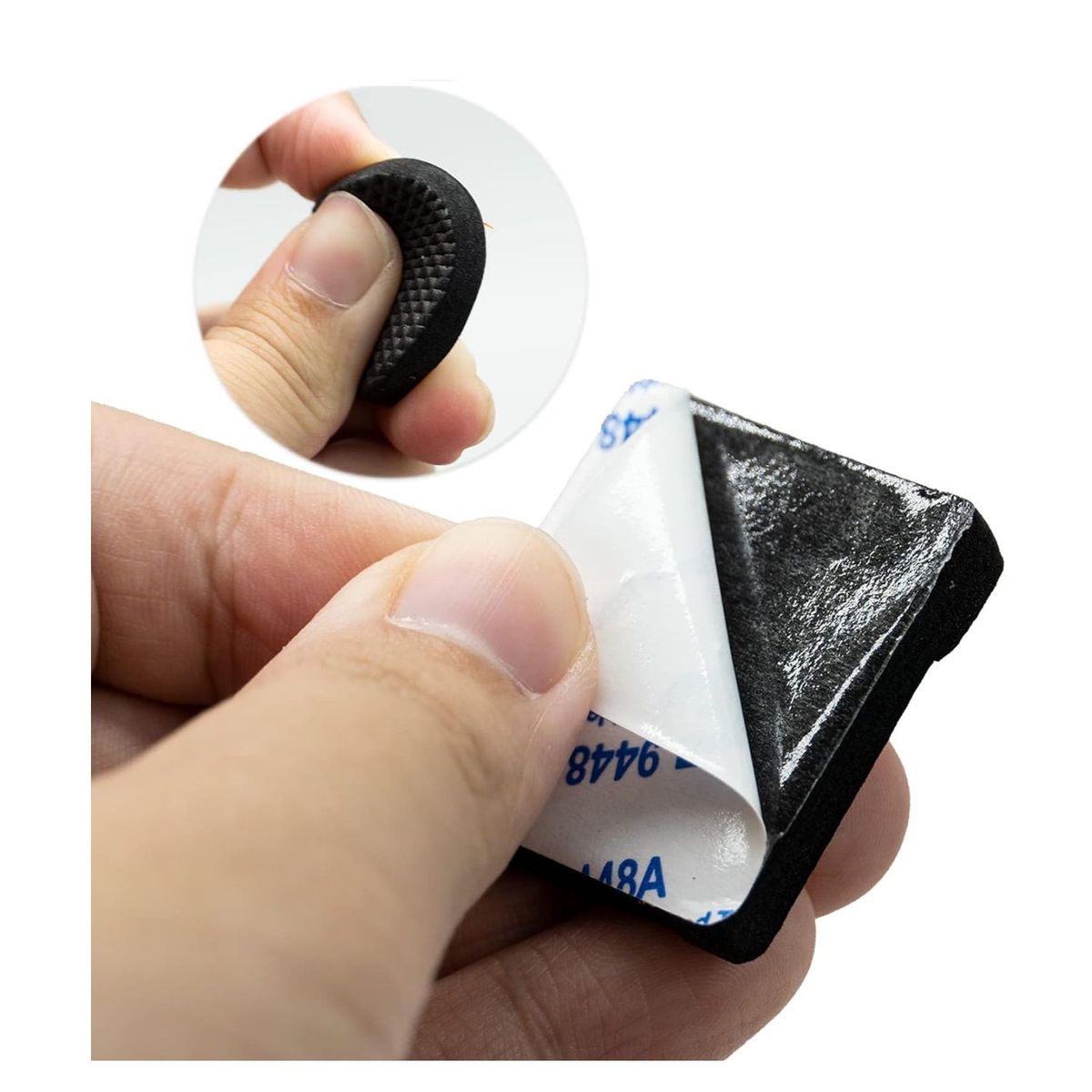 GENERICO - Protector Adhesivo Antedeslizante Pata Muebles Multifuncional x4