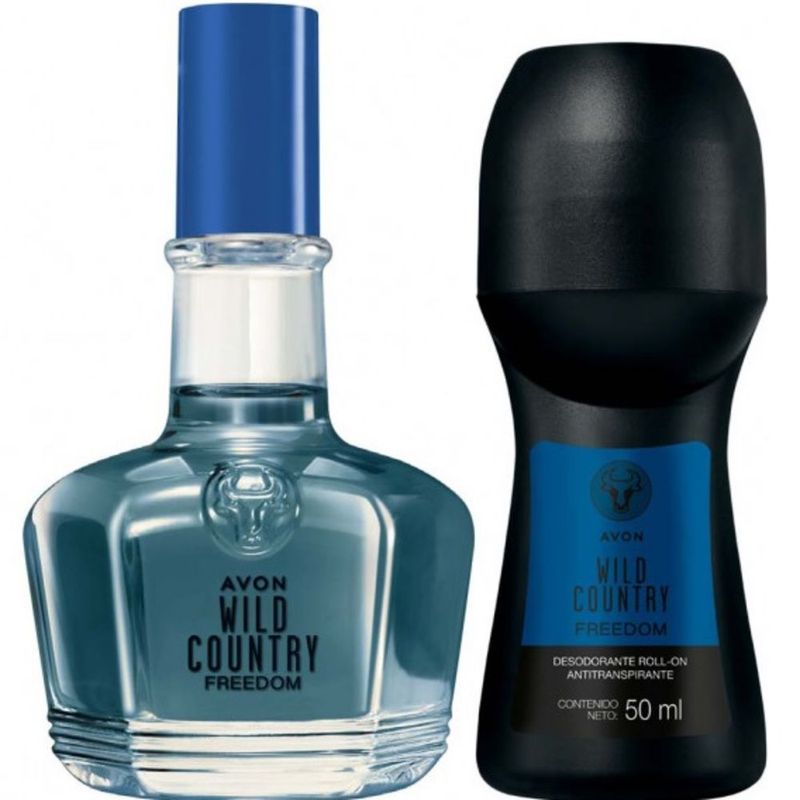 Wild country freedom y desodorante aroma herbal amaderadade Avon