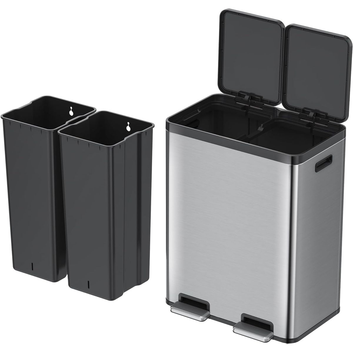 EKO - Basurero reciclaje pedal acero EKO Essential 44L