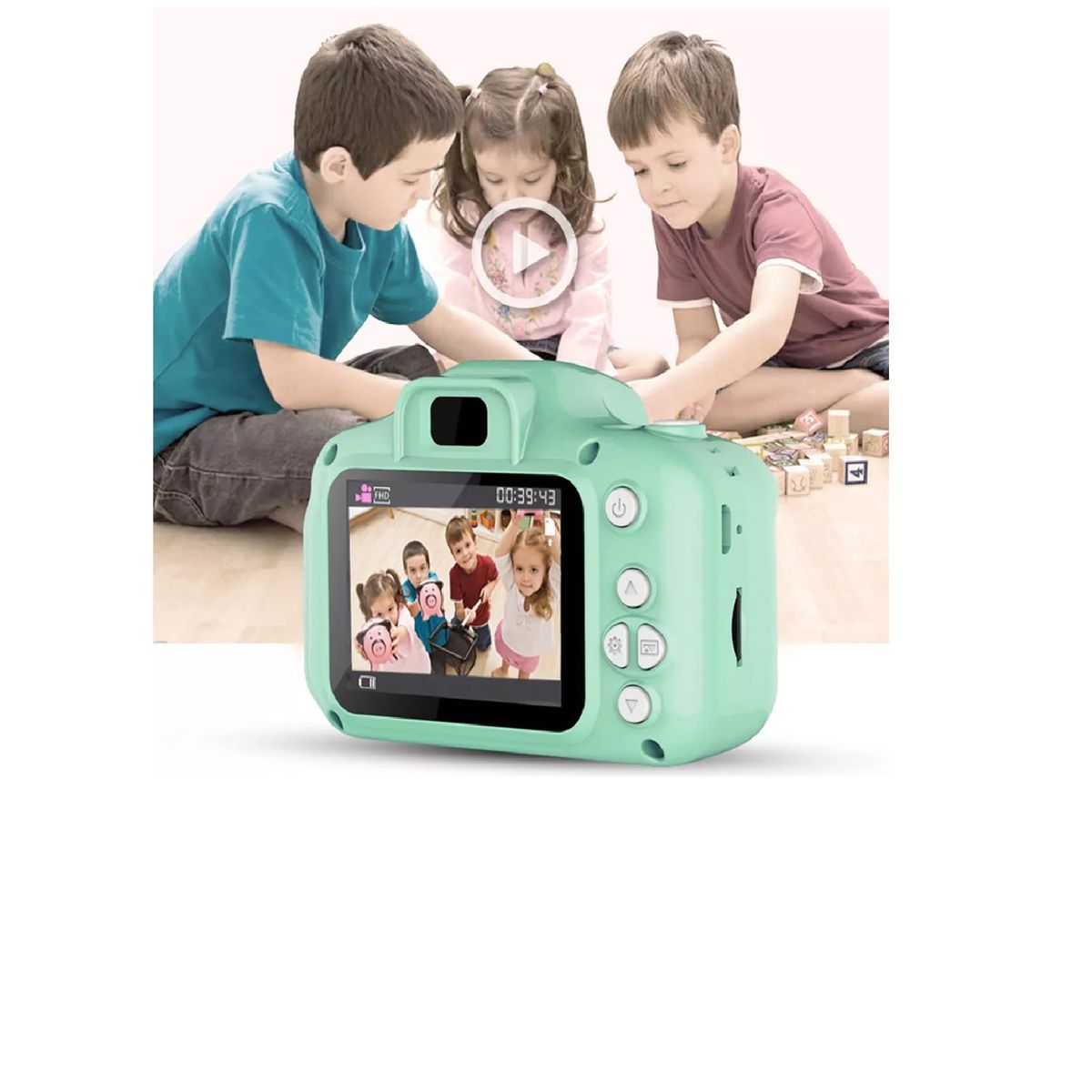 GENERICO - Mini Camara Fotográfica Video Digital Para Niños Verde