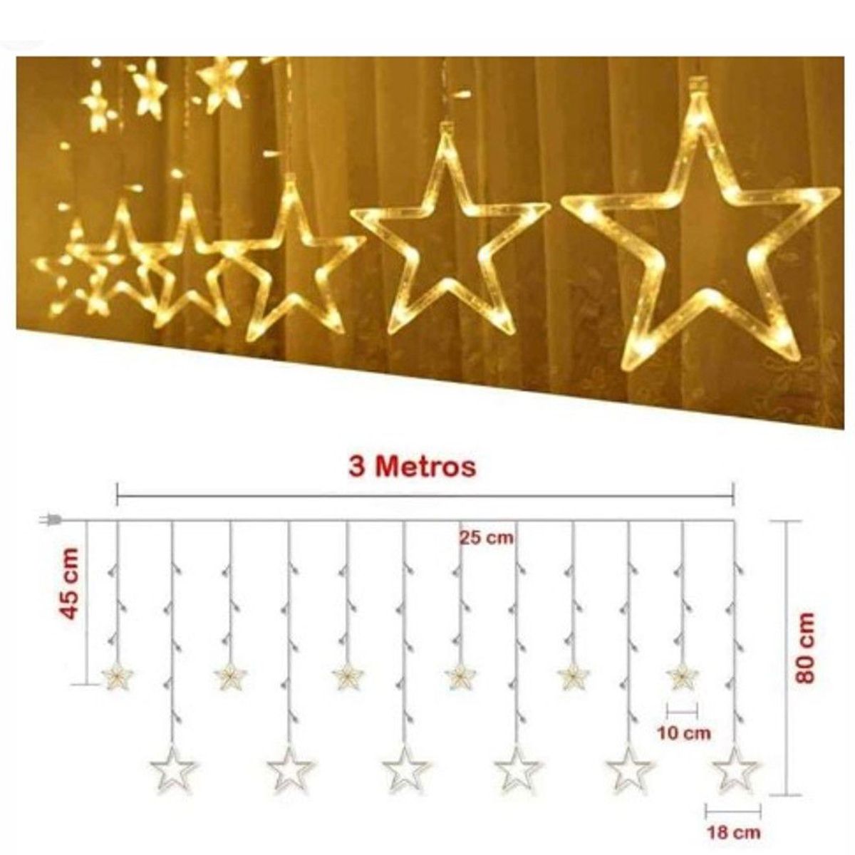 GENERICO - Luces de Decoración para Navidad  de Calidad