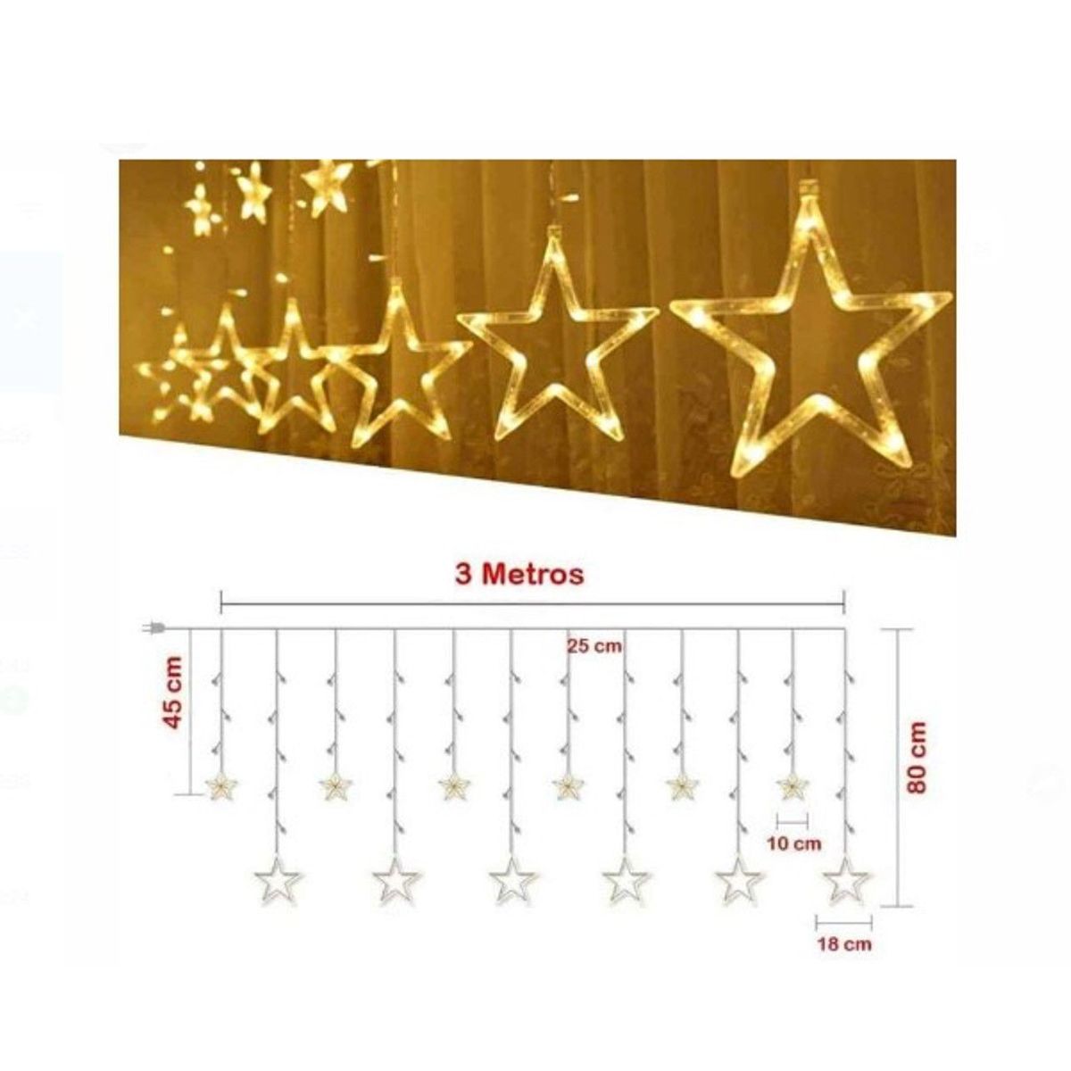 GENERICO - Luces de Decoración para Navidad  de Calidad