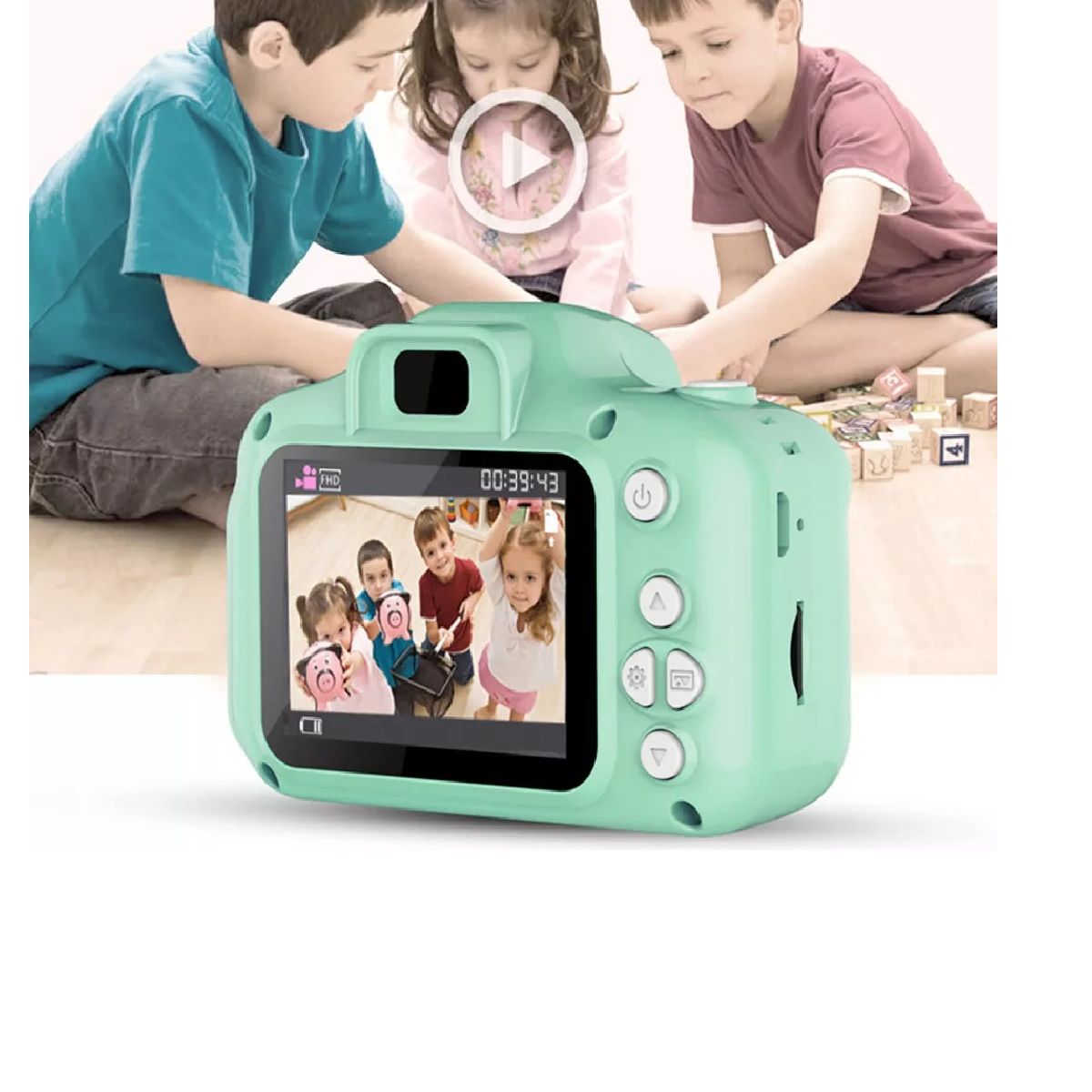 GENERICO - Mini Camara Fotográfica Video Digital Para Niños Verde