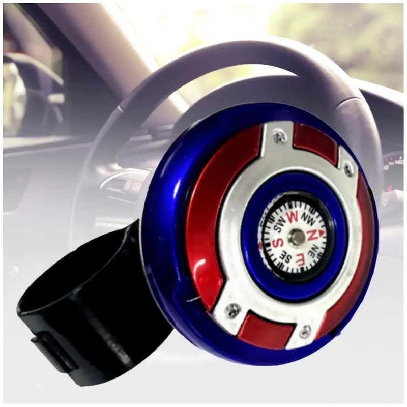 GENERICO - Perilla D Volante Deportivo Giratorio Girador Universal auto