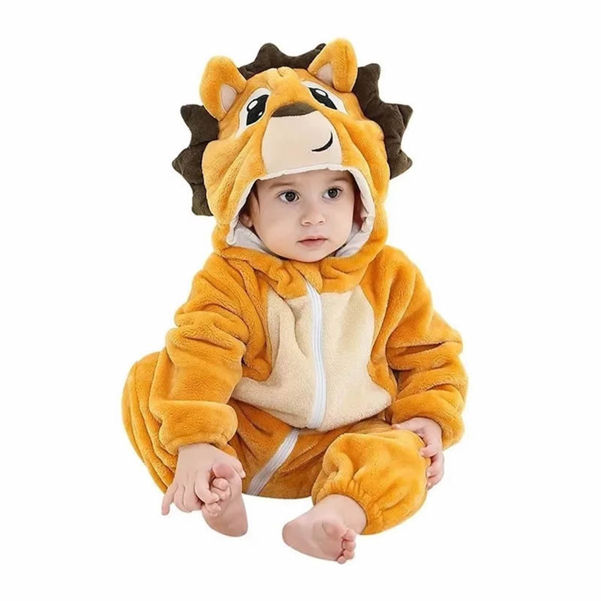 GENERICO - Pijama Enterizo Erizo Para Bebes Importado (2 a 6 Meses)