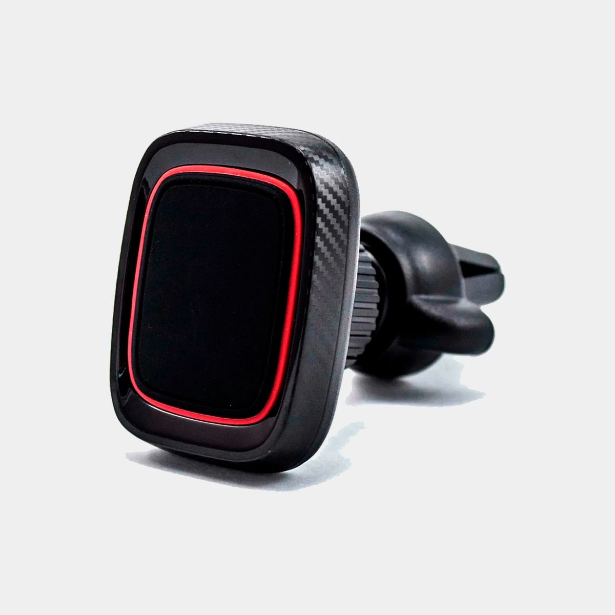 GENERICO - Soporte Para Teléfono Auto Imantado Porta Celular Carbon