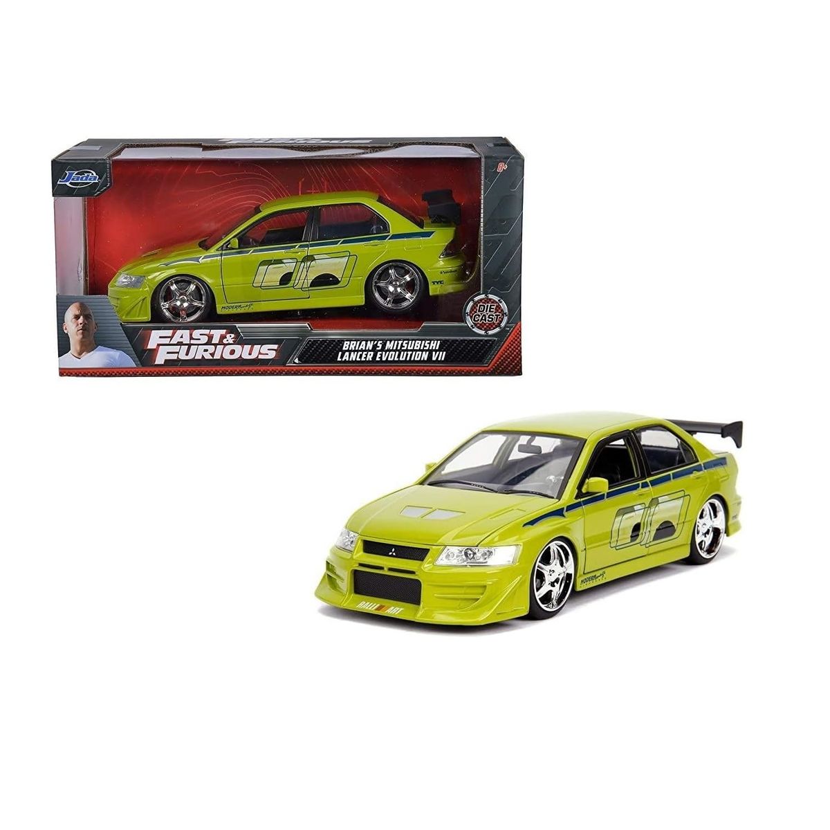 JADA TOYS - AUTO COLECCION RAPIDOS Y FURIOSOS MITSUBISHI EVOLUTION 1:  24