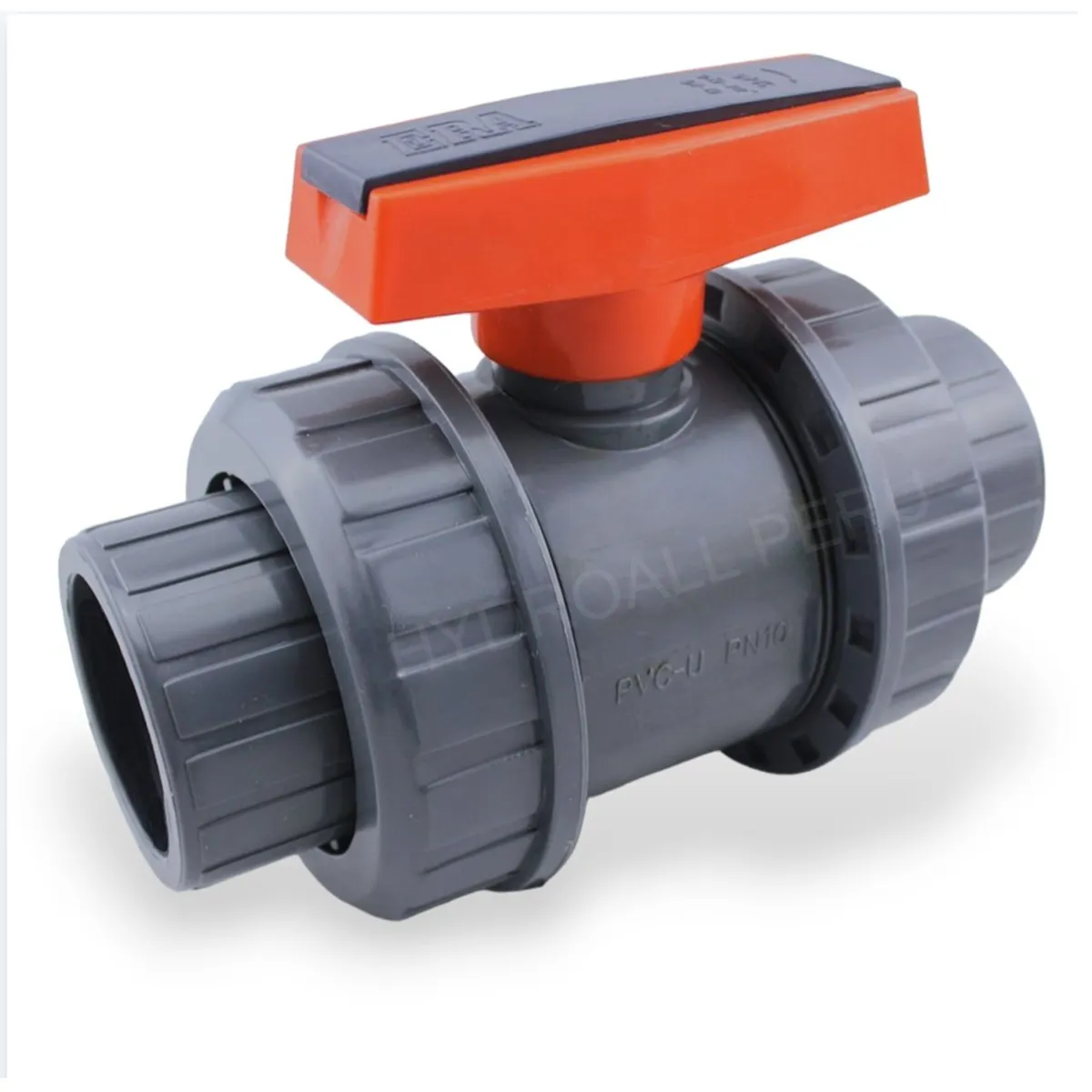 ERA - Valvula Bola Doble Universal PVC 2"  C/ROSCA NPT - Hydroall Peru
