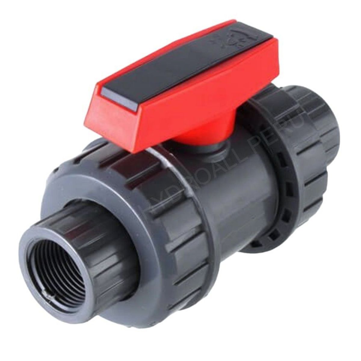 ERA - Valvula Bola Doble Universal PVC 2-1/2"  C/ROSCA NPT - Hydroall Peru